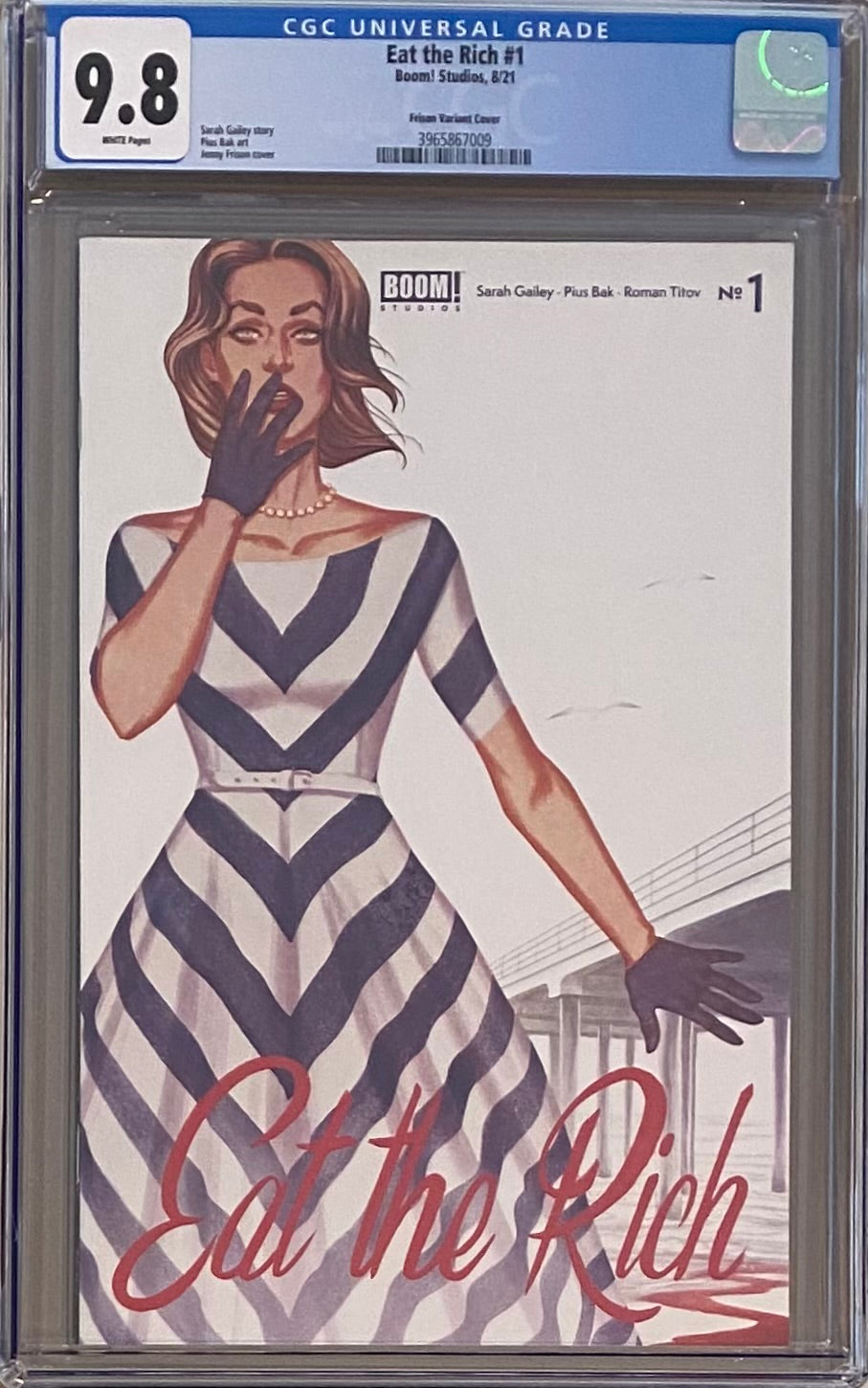Eat the Rich #1 Frison Variant CGC 9.8