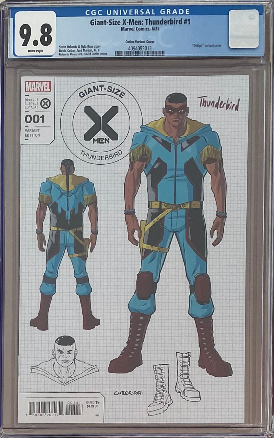 Giant-Size X-Men: Thunderbird #1 Cutler 1:10 Retailer Incentive Variant CGC 9.8