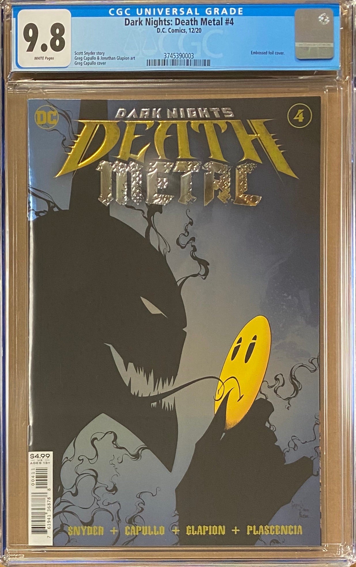 Dark Nights Death Metal #4 CGC 9.8
