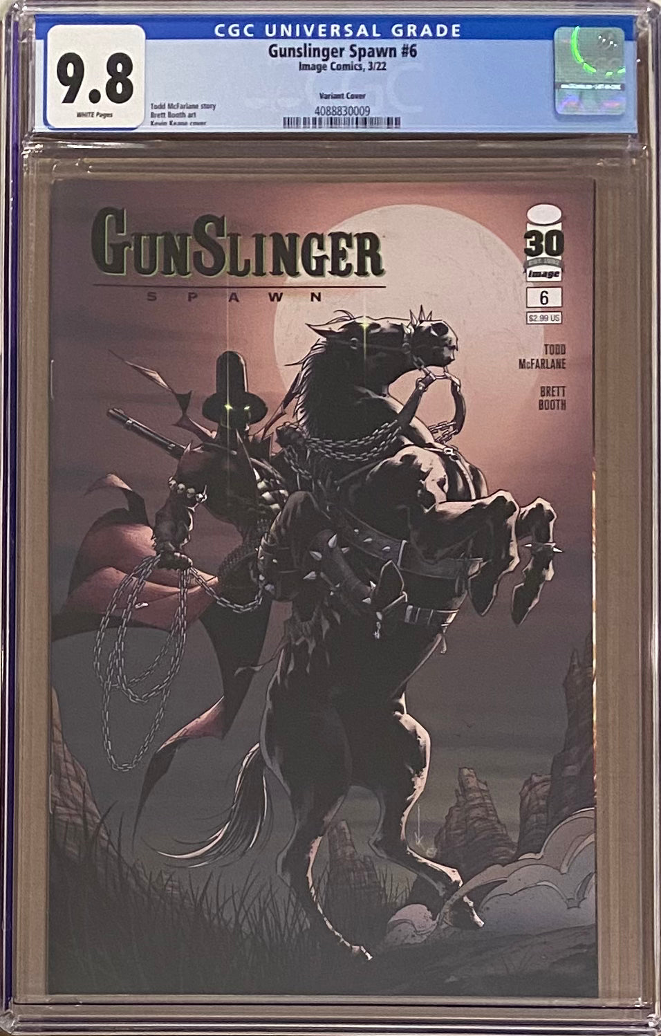 Gunslinger Spawn #6 Variant CGC 9.8