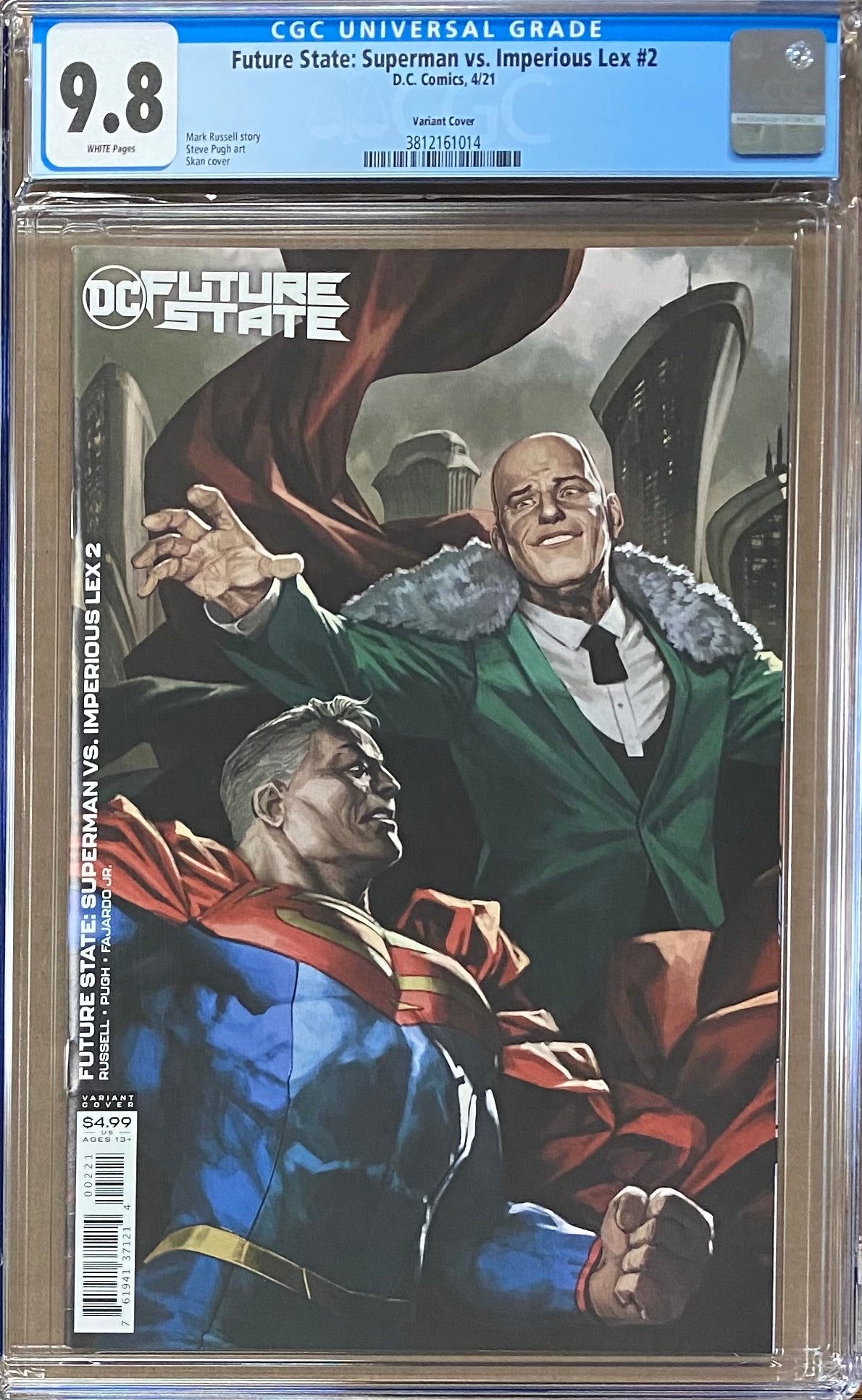 Future State: Superman vs. Imperious Lex #2 Variant CGC 9.8
