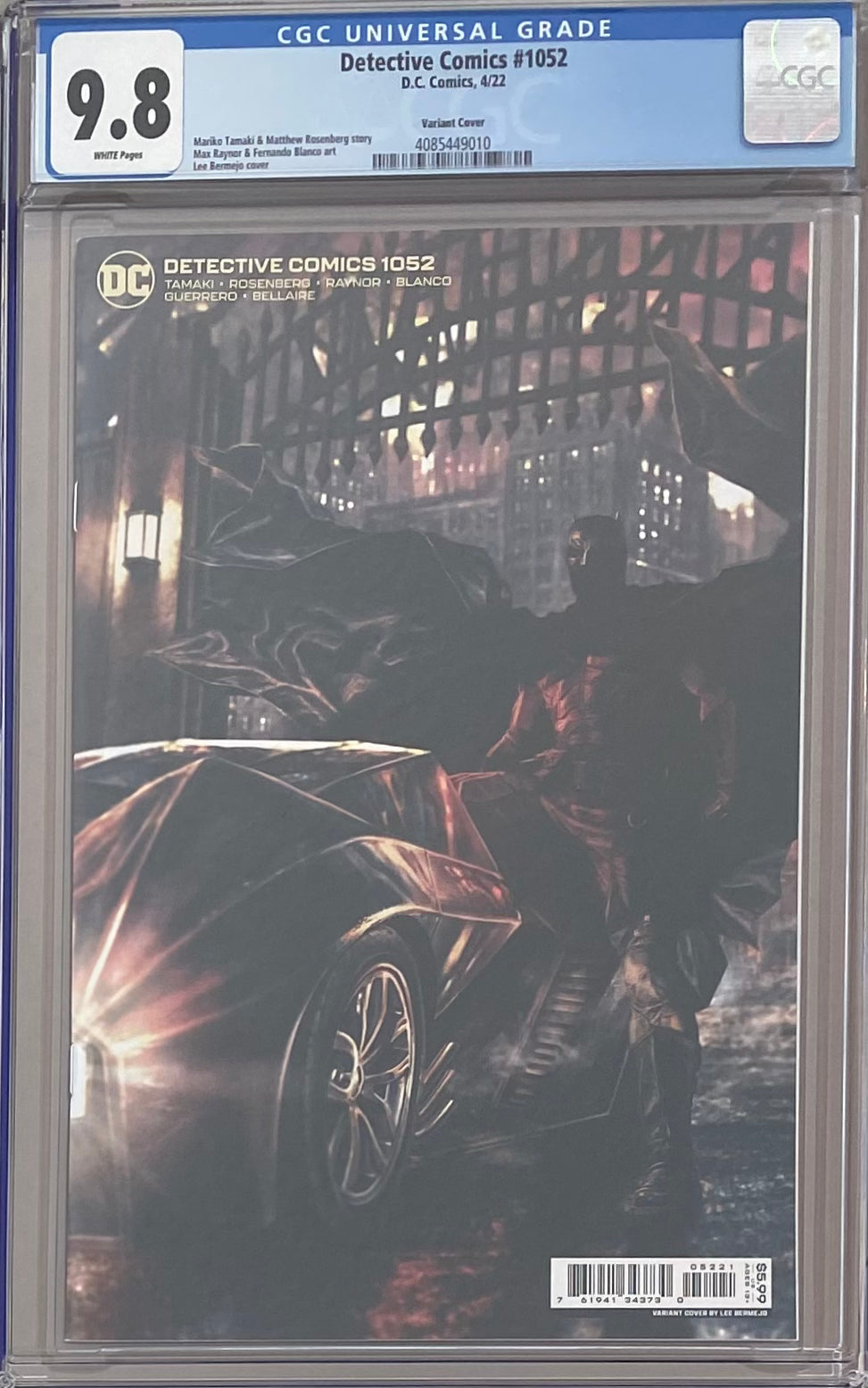 Detective Comics #1052 Bermejo Variant CGC 9.8