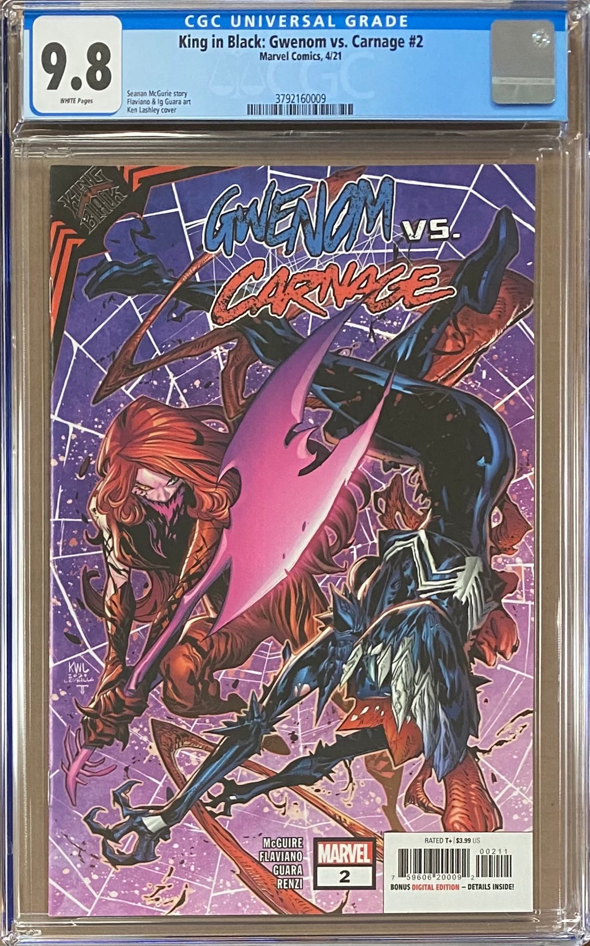 King in Black: Gwenom vs. Carnage #2 CGC 9.8