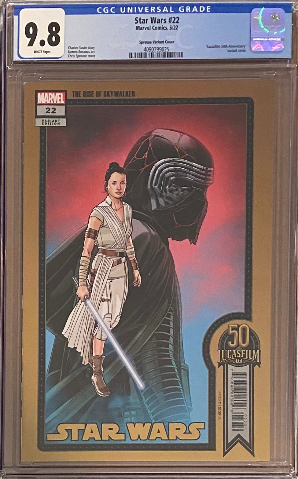 Star Wars #22 Sprouse Variant CGC 9.8