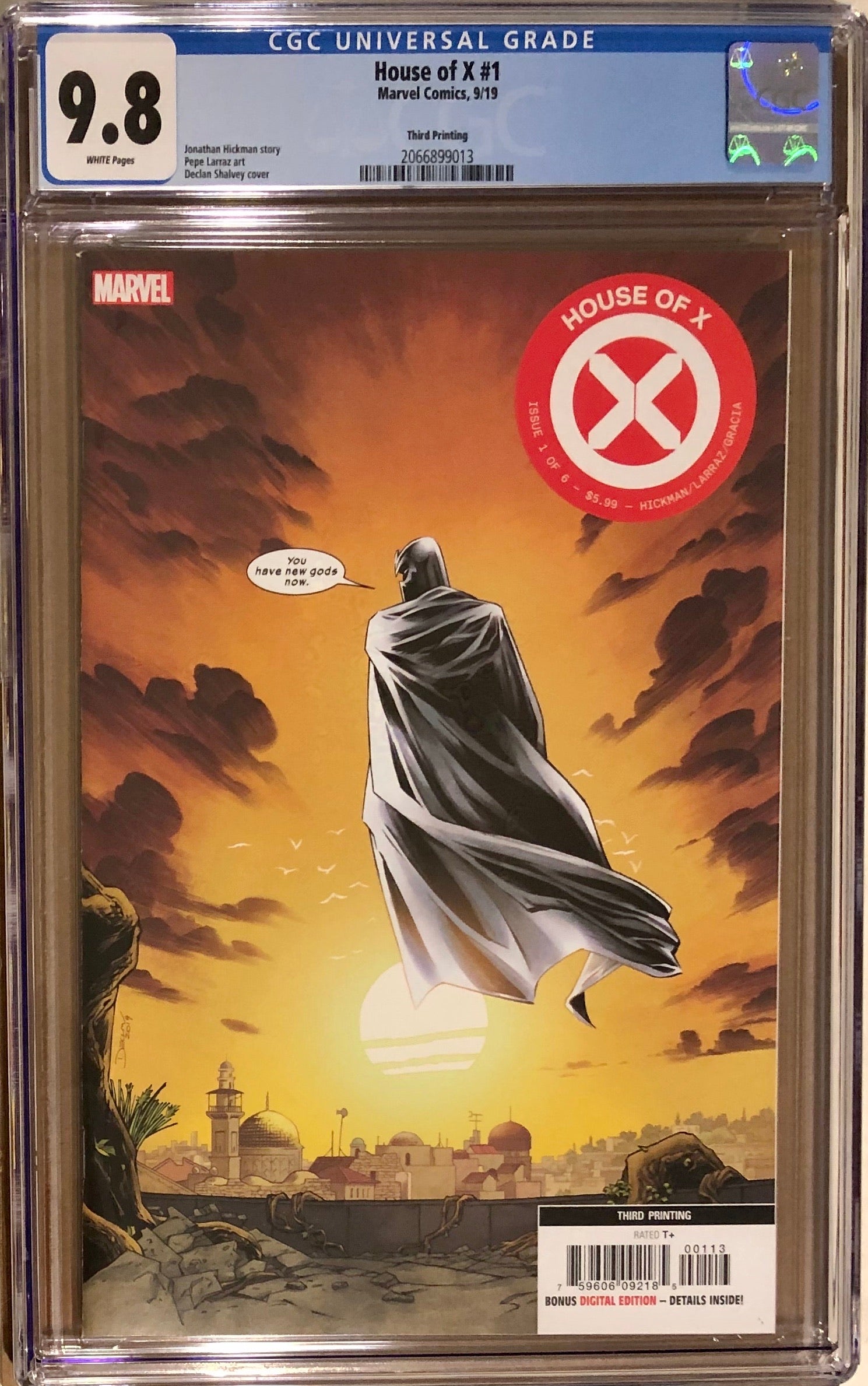 House of X #1 Third Printing CGC 9.8