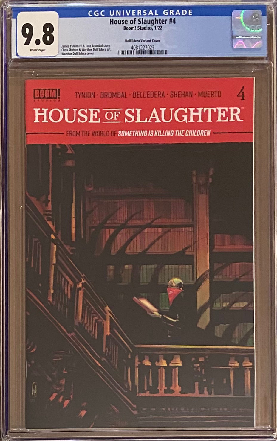 House of Slaughter #4 Variant CGC 9.8