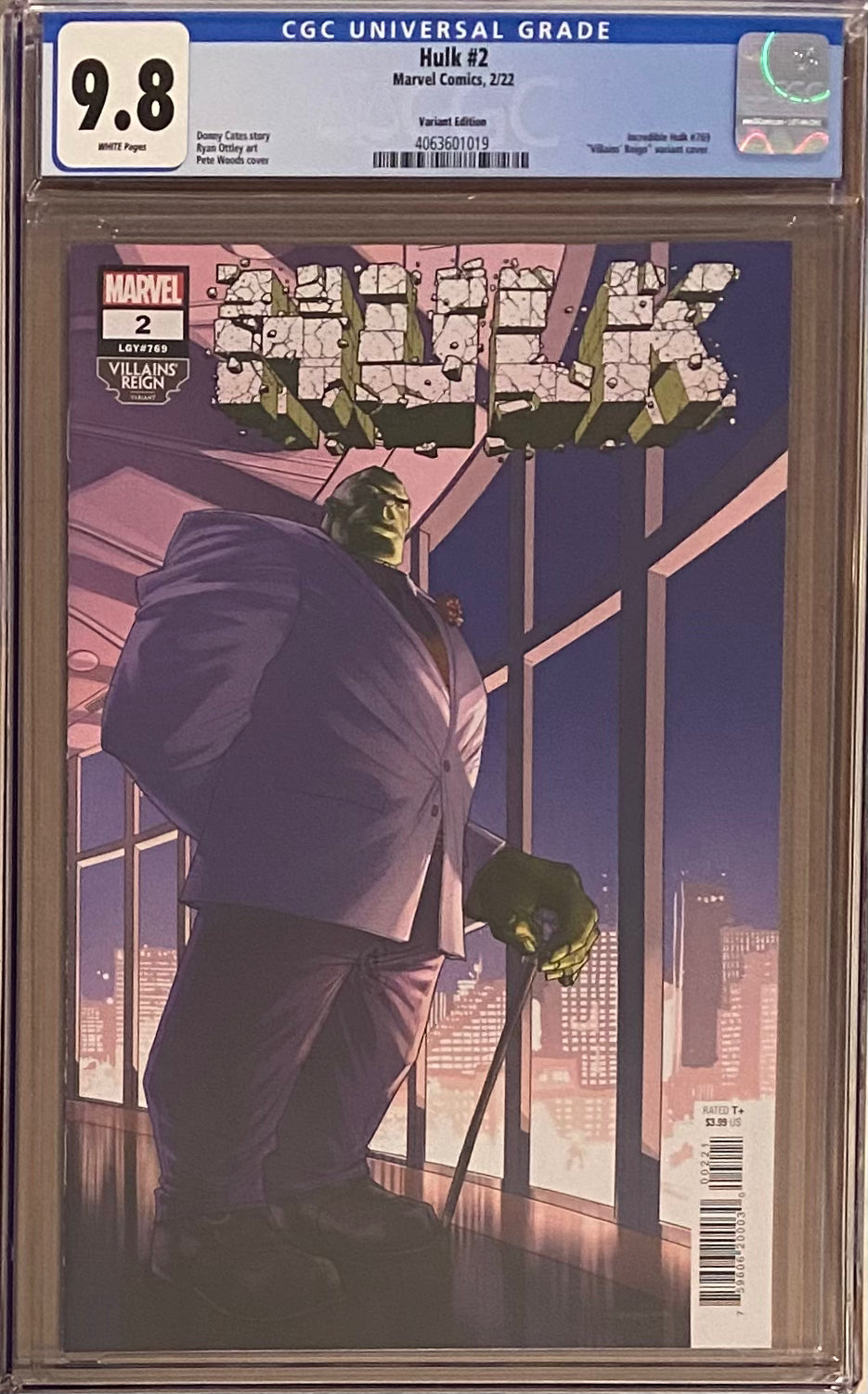 Hulk #2 Variant CGC 9.8