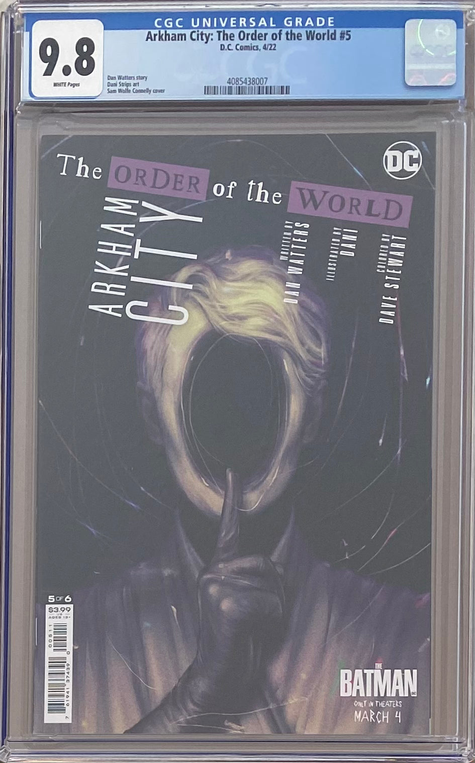 Arkham City: The Order of the World #5 CGC 9.8