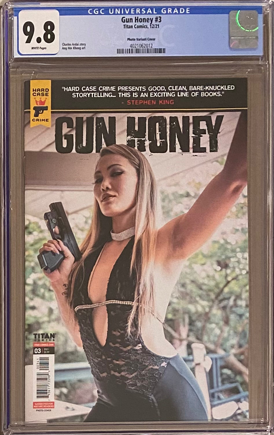 Gun Honey #3 Photo Cover Variant CGC 9.8