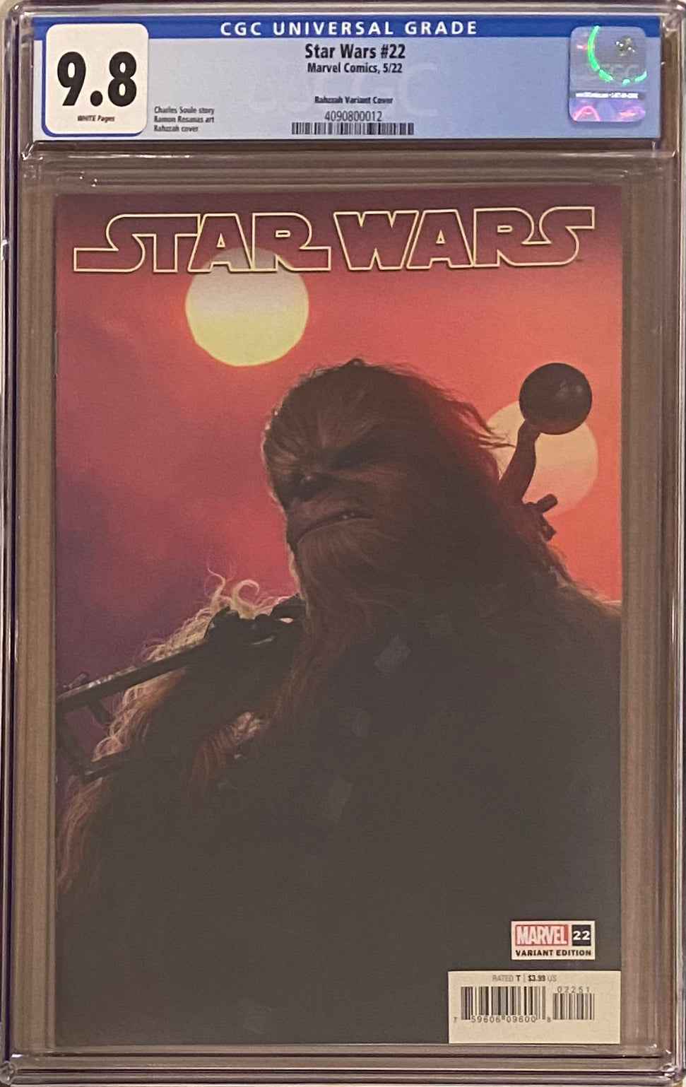 Star Wars #22 Rahzzah 1:25 Retailer Incentive Variant CGC 9.8