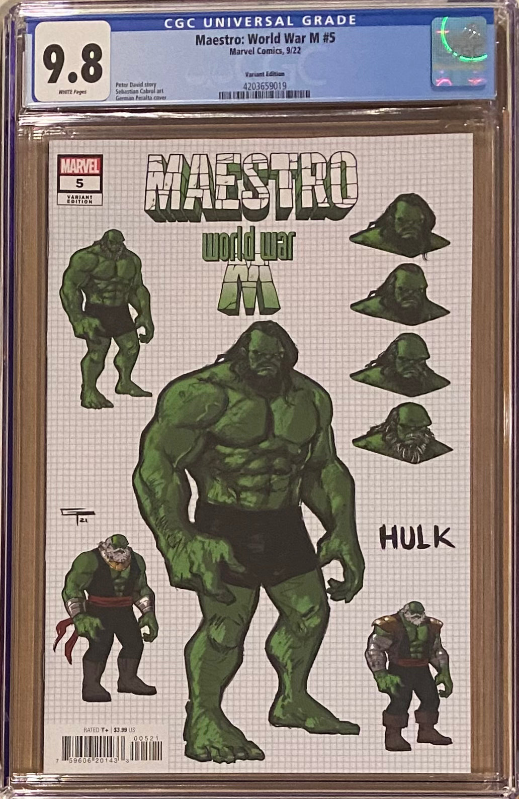 Maestro: World War M #5 Peralta 1:10 Retailer Incentive Variant CGC 9.8