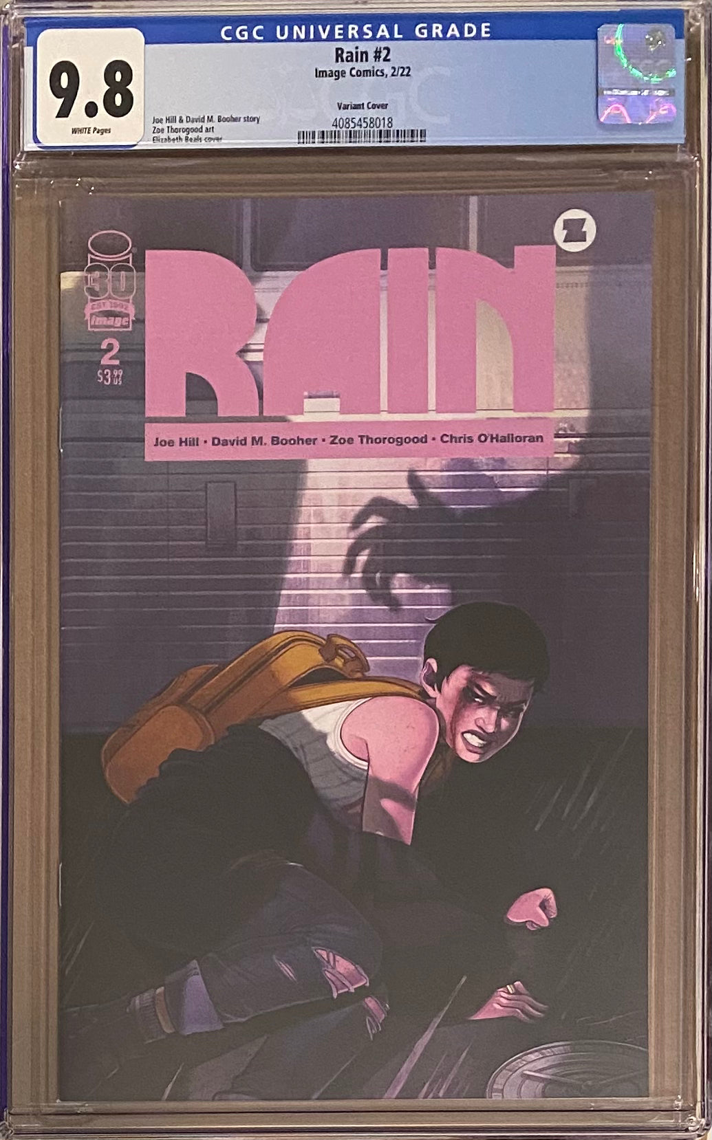 Rain #2 Beals Variant CGC 9.8