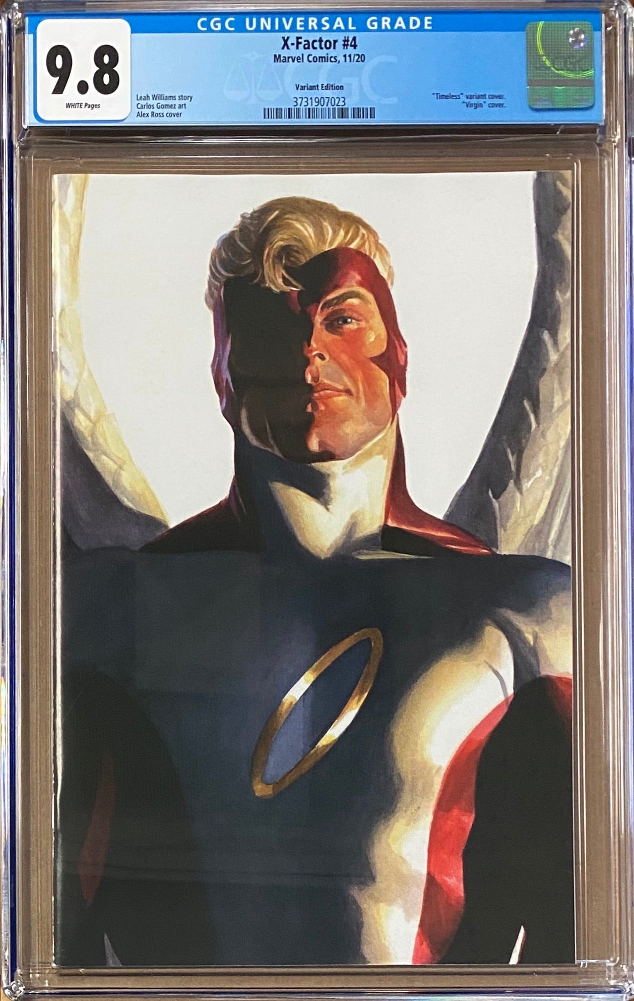 X-Factor #4 Alex Ross Angel "Timeless" Variant CGC 9.8
