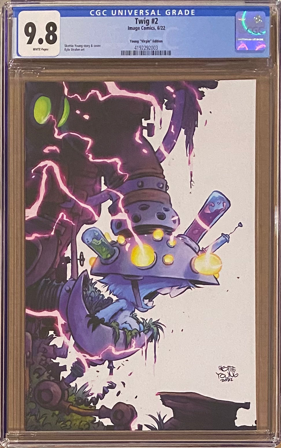 Twig #2 Young 1:50 Virgin Retailer Incentive Variant CGC 9.8