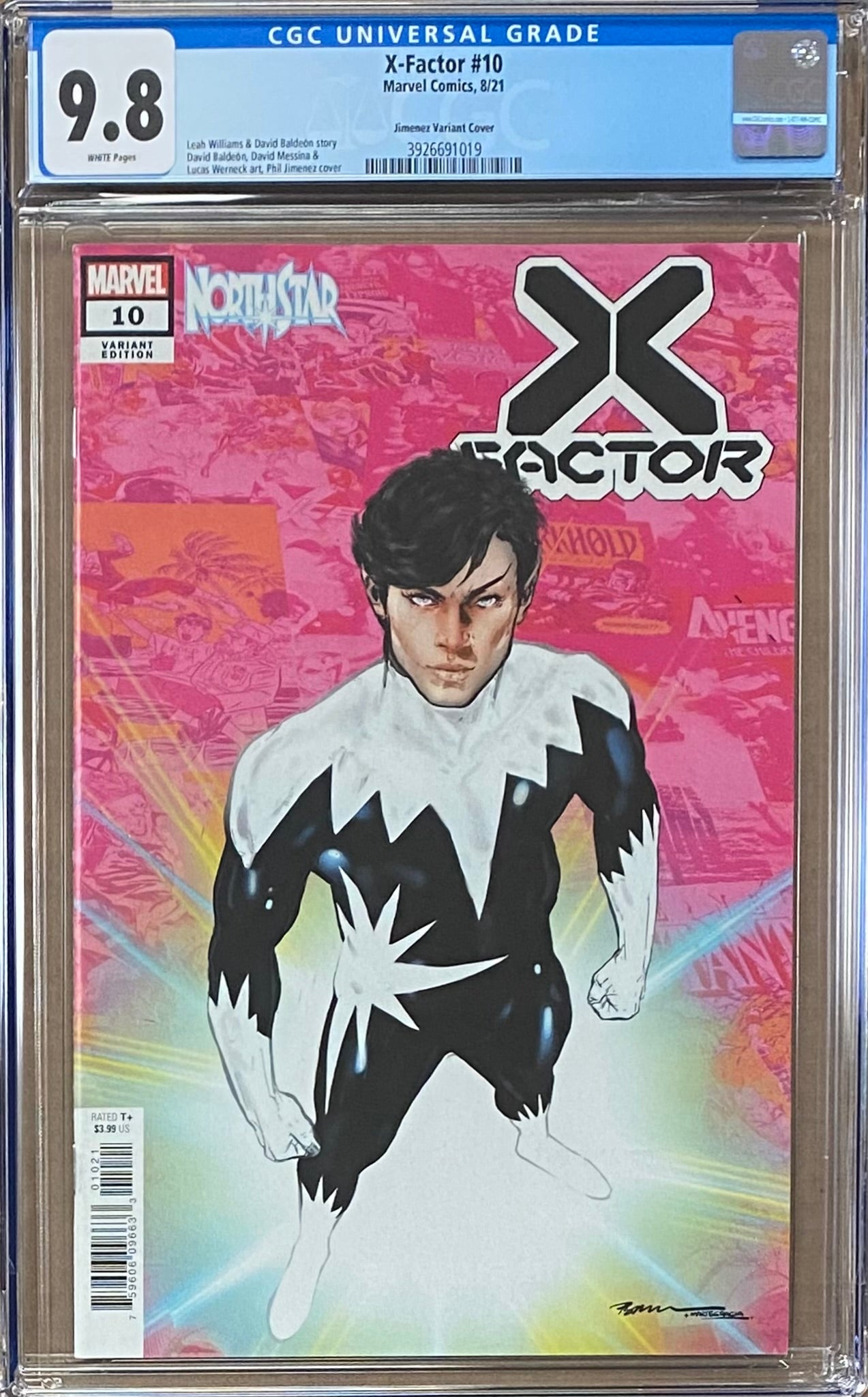 X-Factor #10 Jimenez Variant CGC 9.8