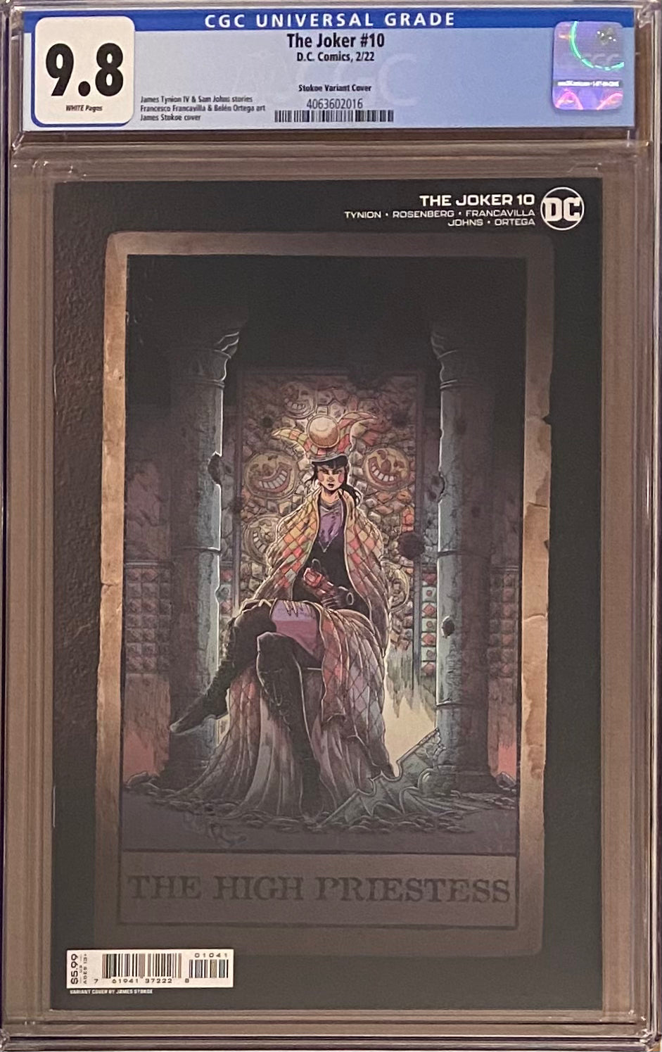 The Joker #10 Stokoe 1:25 Retailer Incentive Variant CGC 9.8