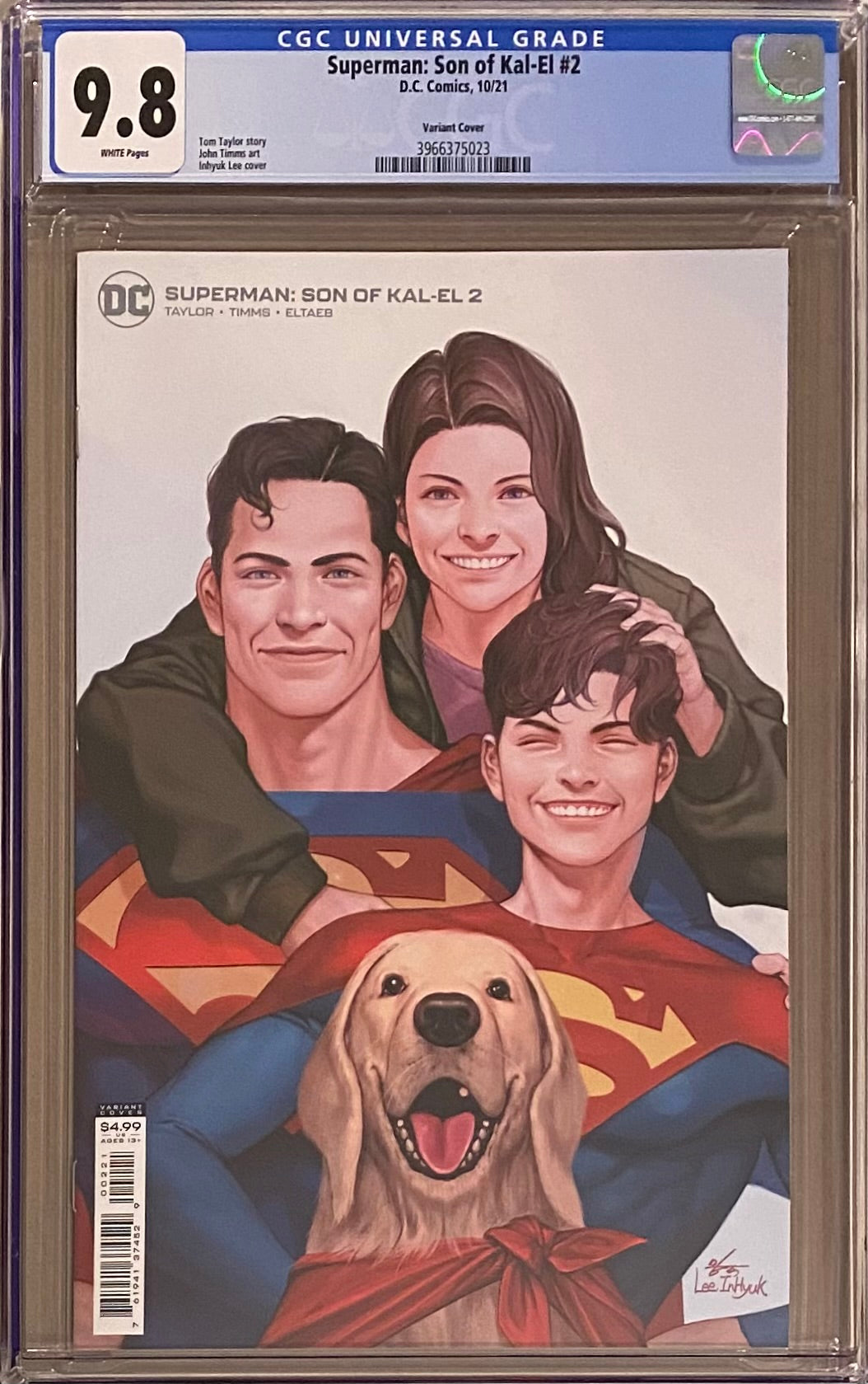 Superman: Son of Kal-El #2 inHyuk Lee Variant CGC 9.8