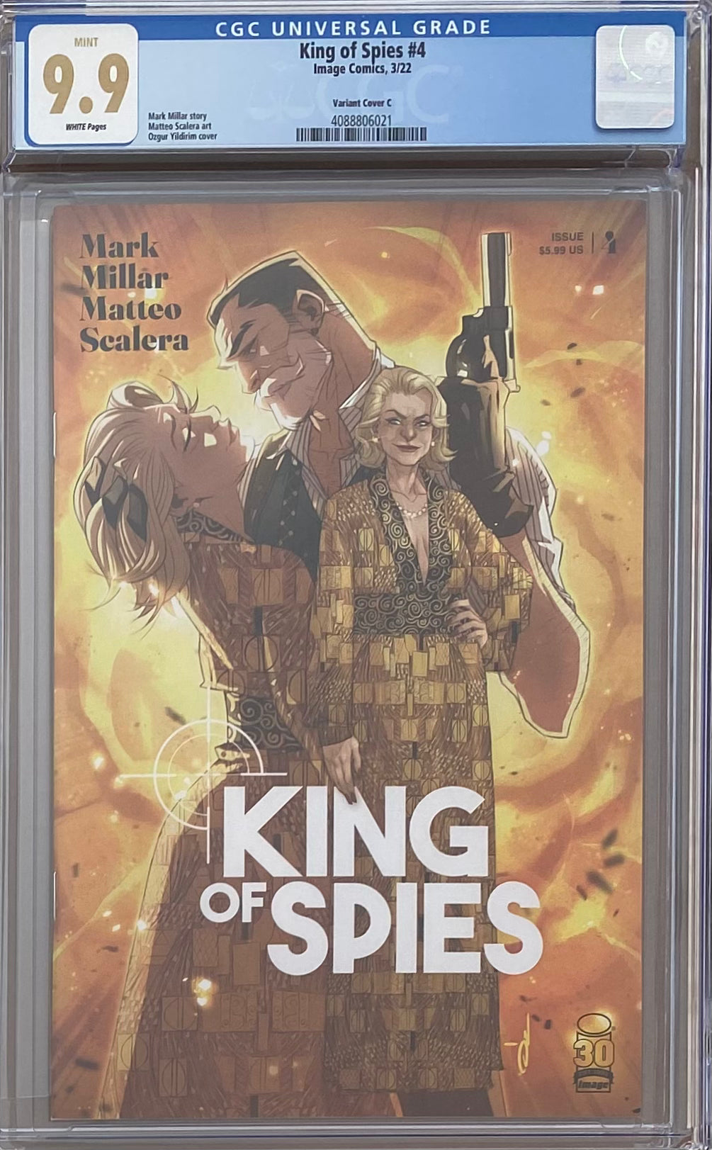 King of Spies #4 Ylidirim Variant CGC 9.9 MINT