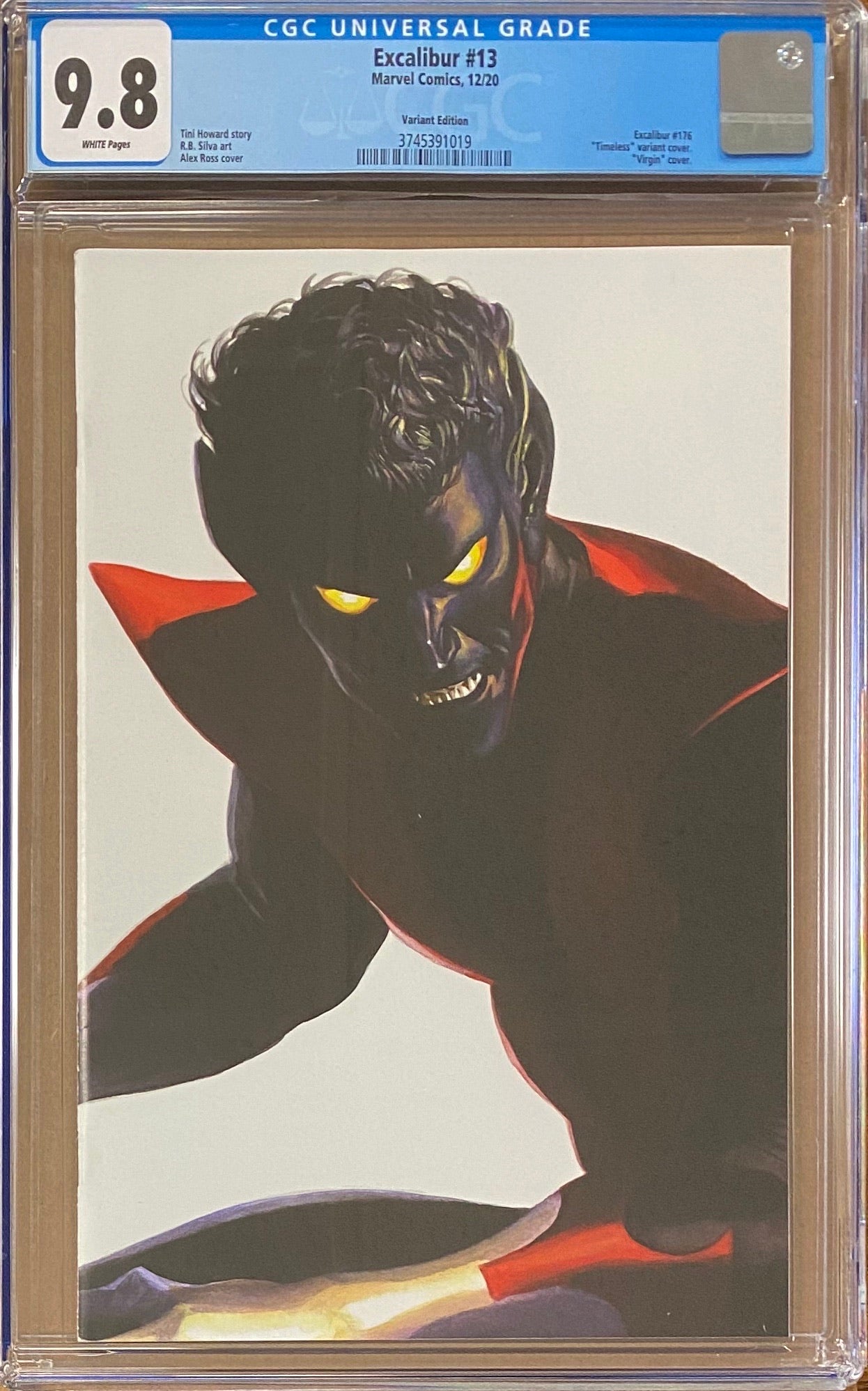 Excalibur #13 Alex Ross Nightcrawler "Timeless" Variant CGC 9.8