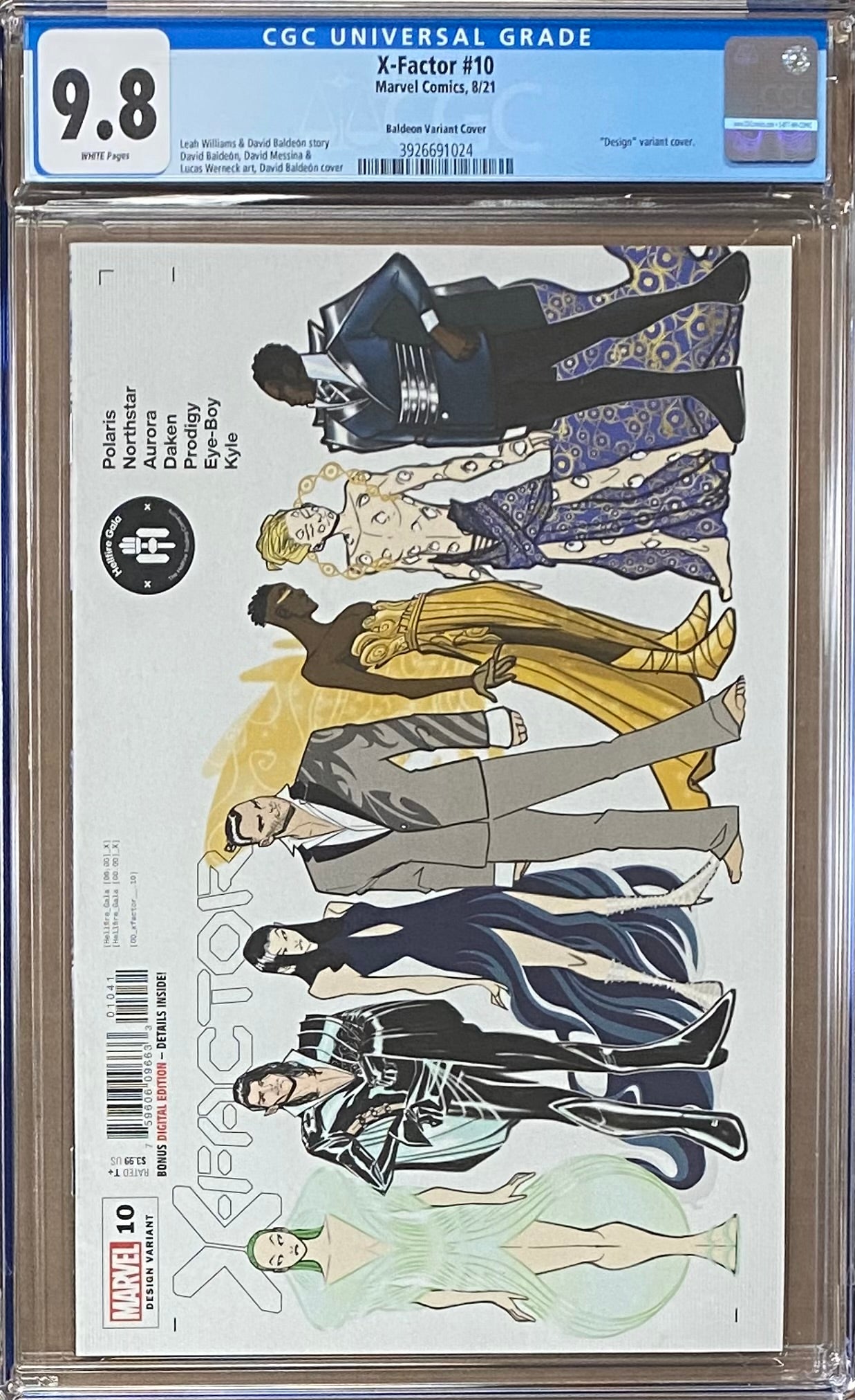 X-Factor #10 Hellfire Gala Design Variant CGC 9.8