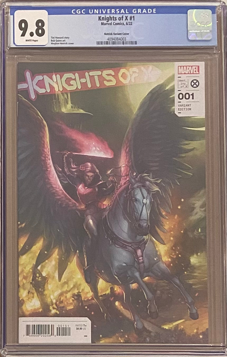 Knights of X #1 Hetrick Variant CGC 9.8