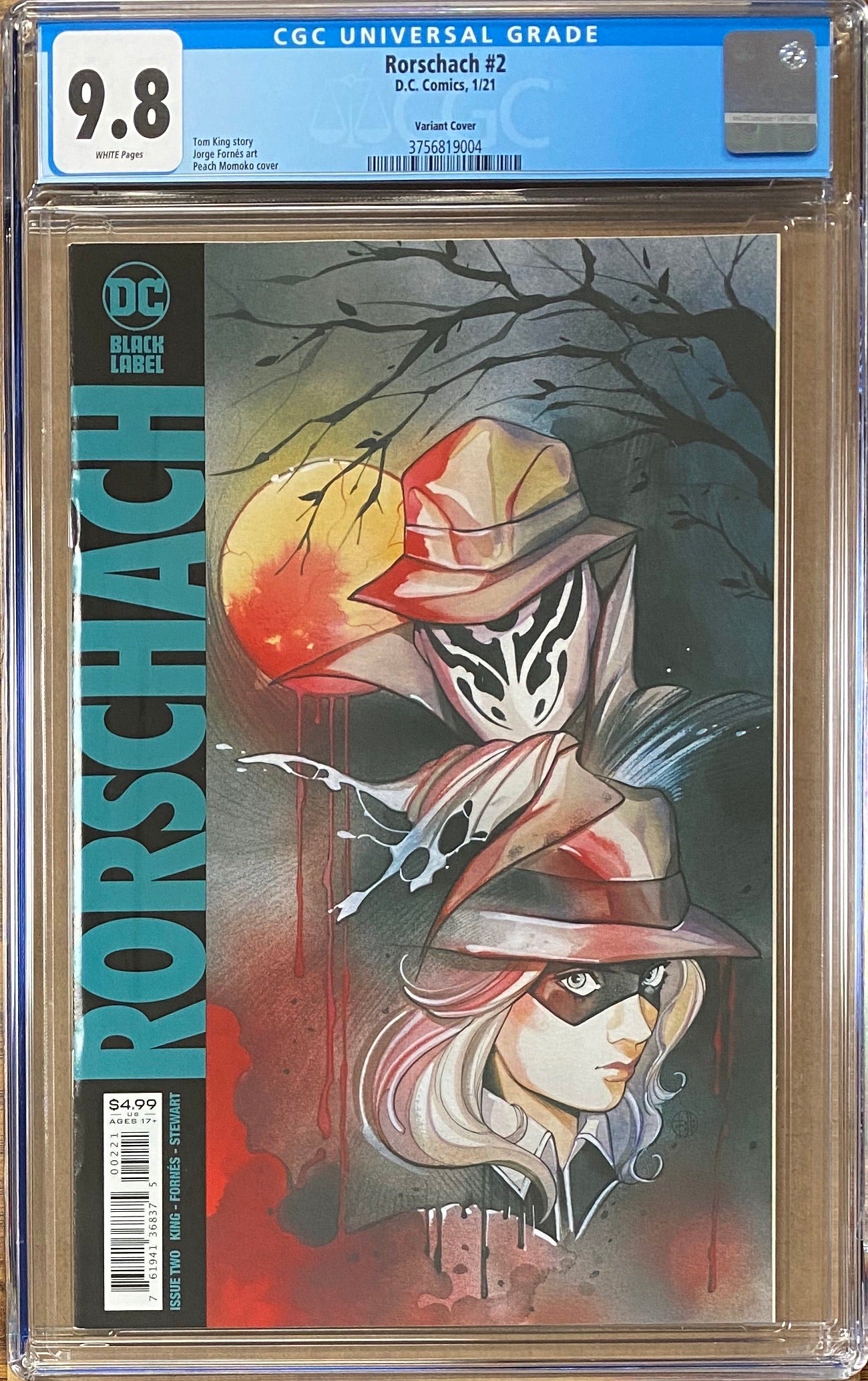 Rorschach #2 Momoko Variant CGC 9.8 - DC Black Label