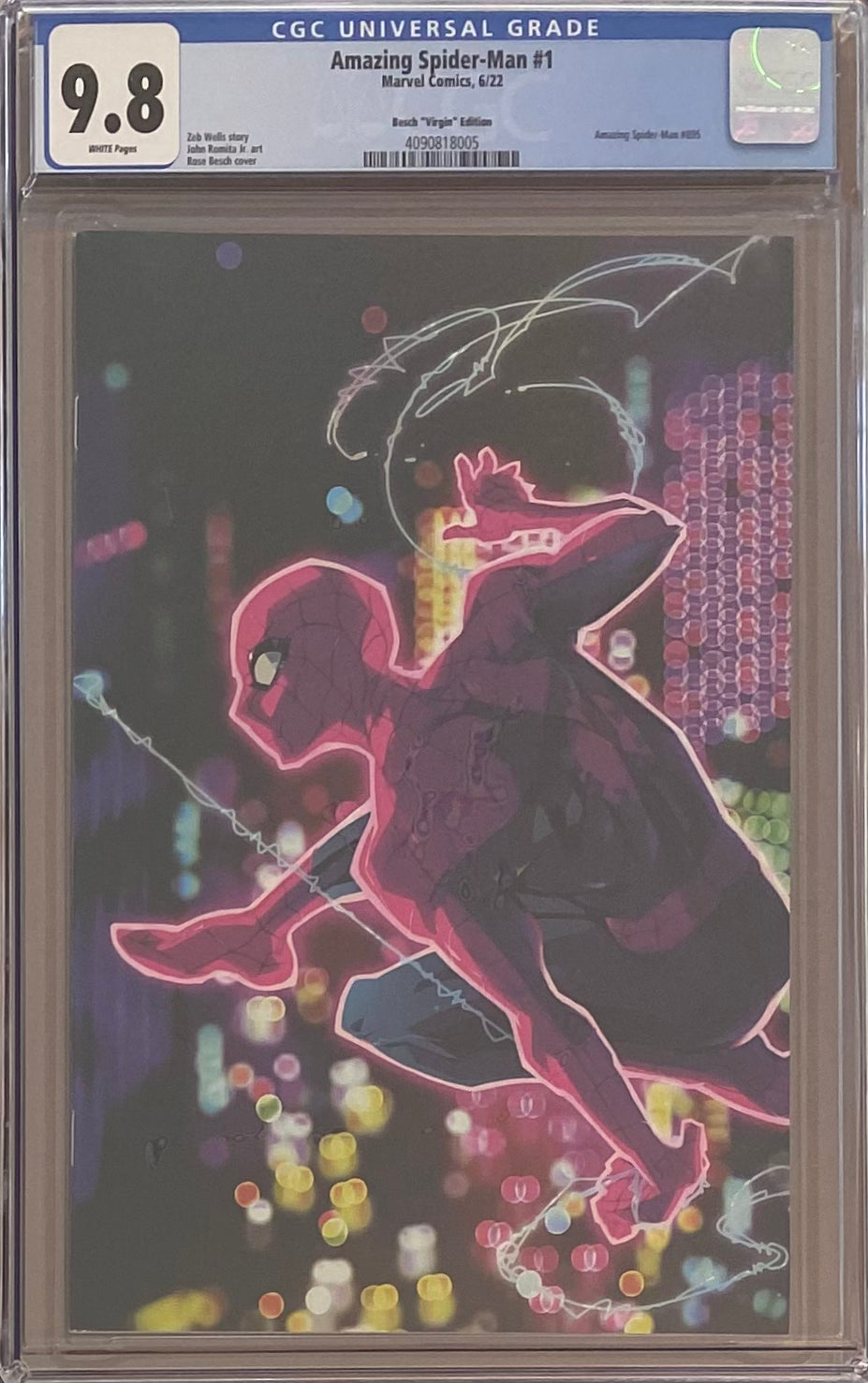 Amazing Spider-Man #1 Besch 1:500 Virgin Retailer Incentive Variant CGC 9.8