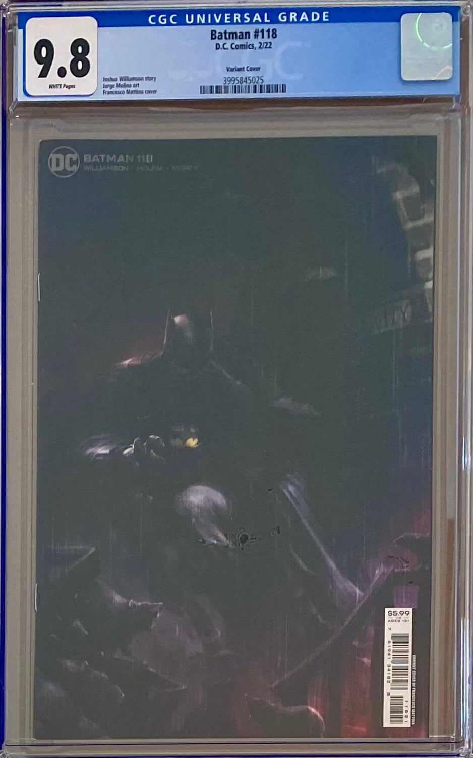 Batman #118 Mattina Variant CGC 9.8