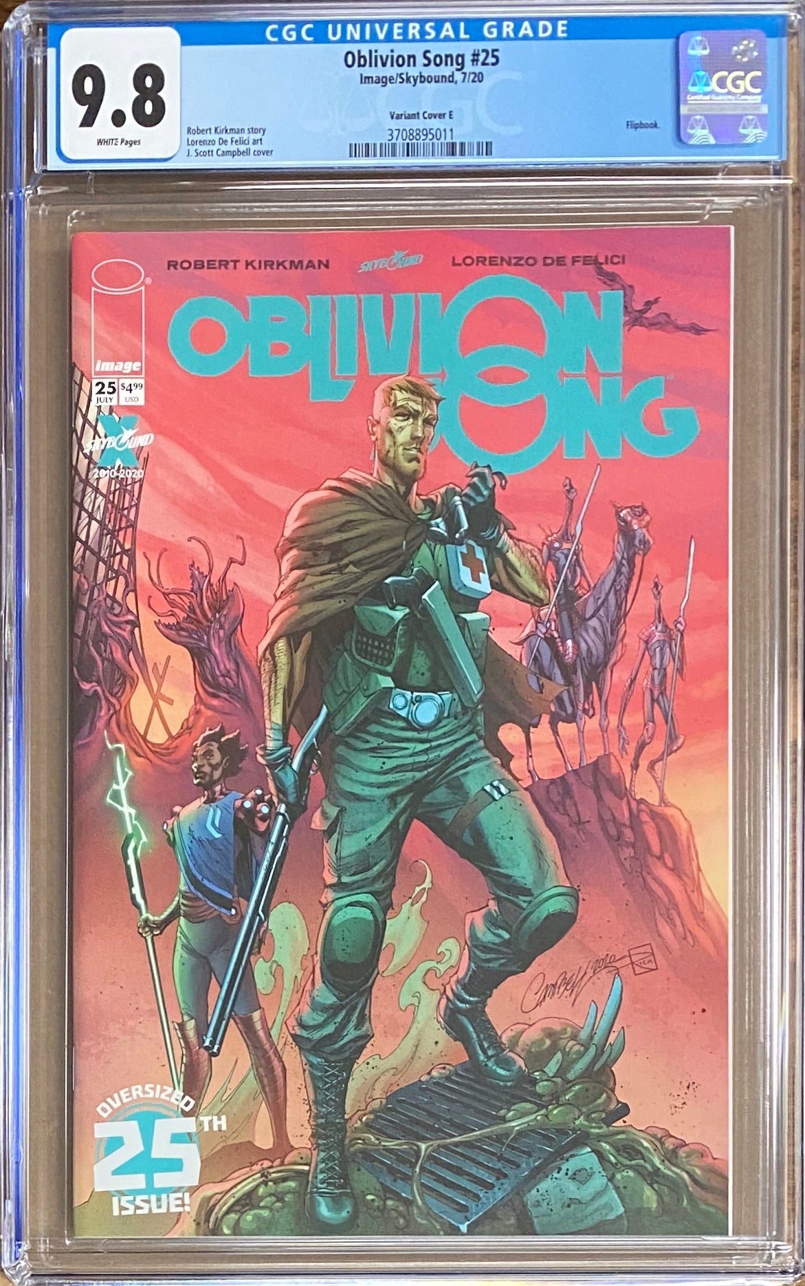 Oblivion Song #25 J. Scott Campbell Variant CGC 9.8