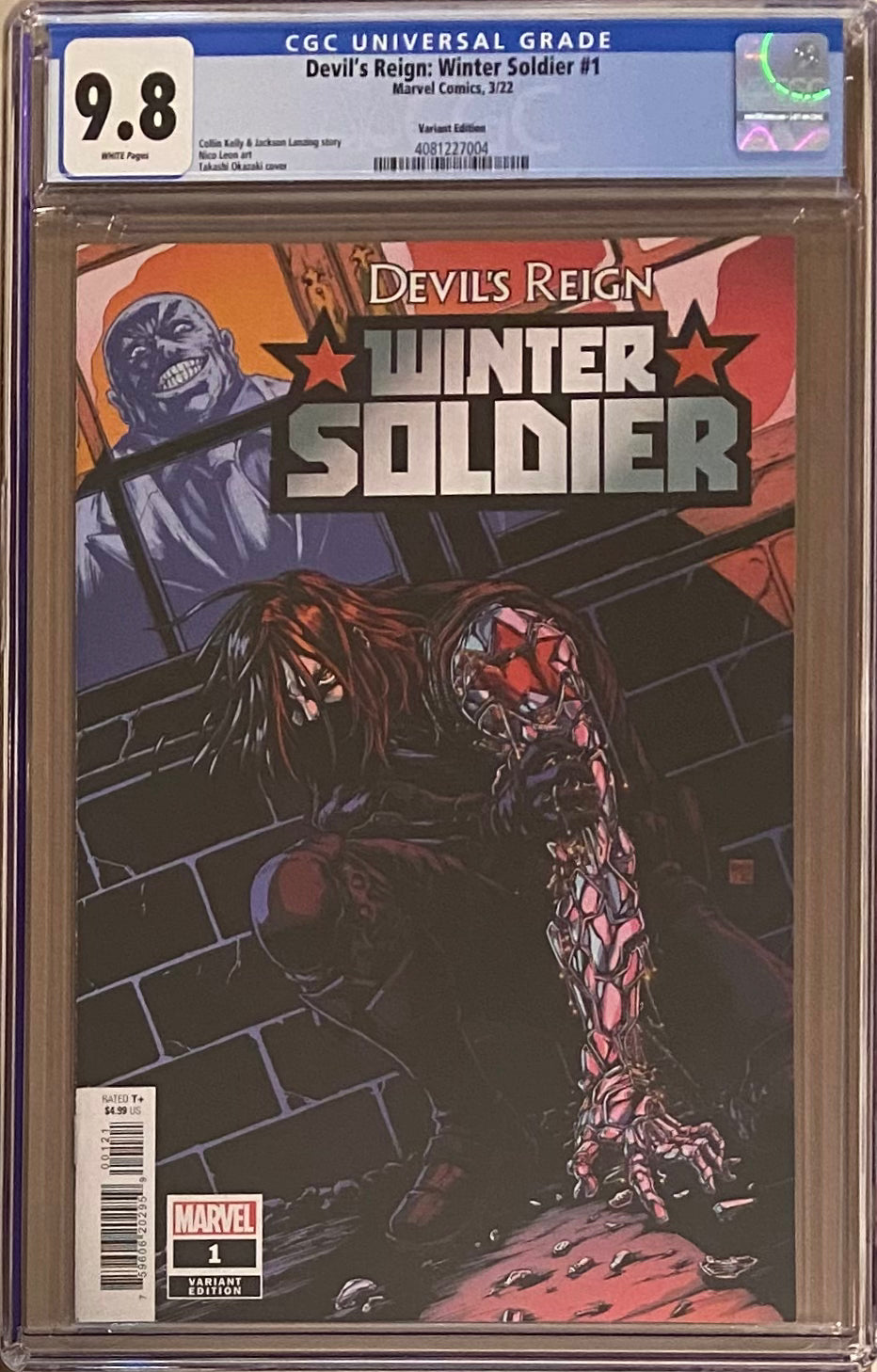 Devil's Reign: Winter Soldier #1 Variant CGC 9.8