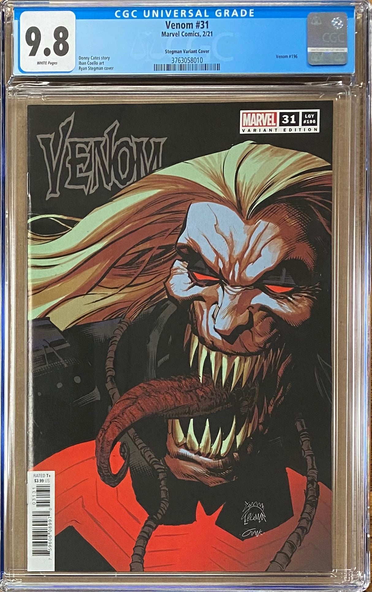 Venom #31 Stegman Variant CGC 9.8