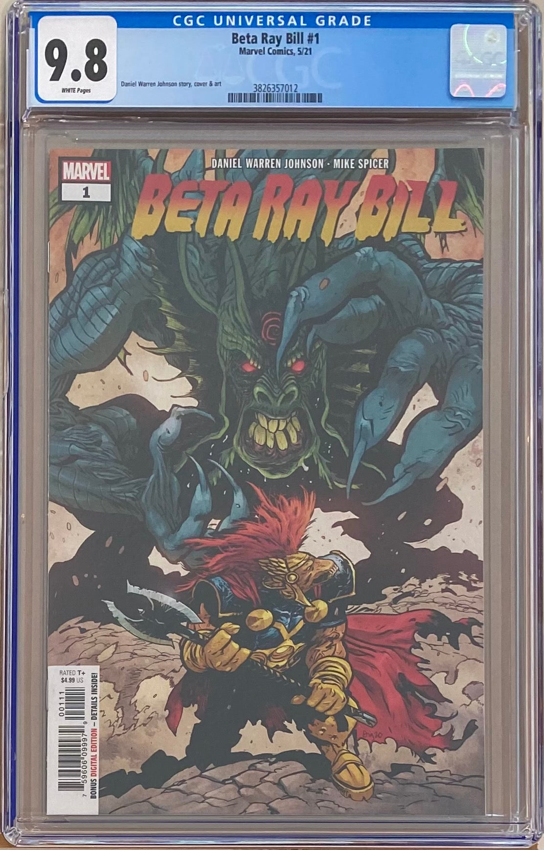 Beta Ray Bill #1 CGC 9.8