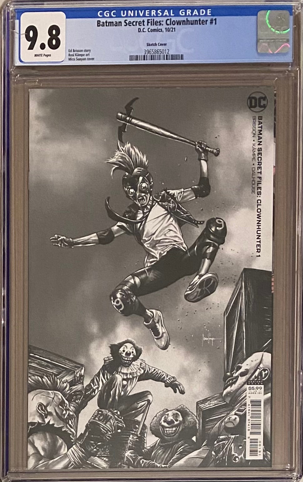 Batman Secret Files: Clownhunter #1 1:25 Retailer Incentive Variant CGC 9.8