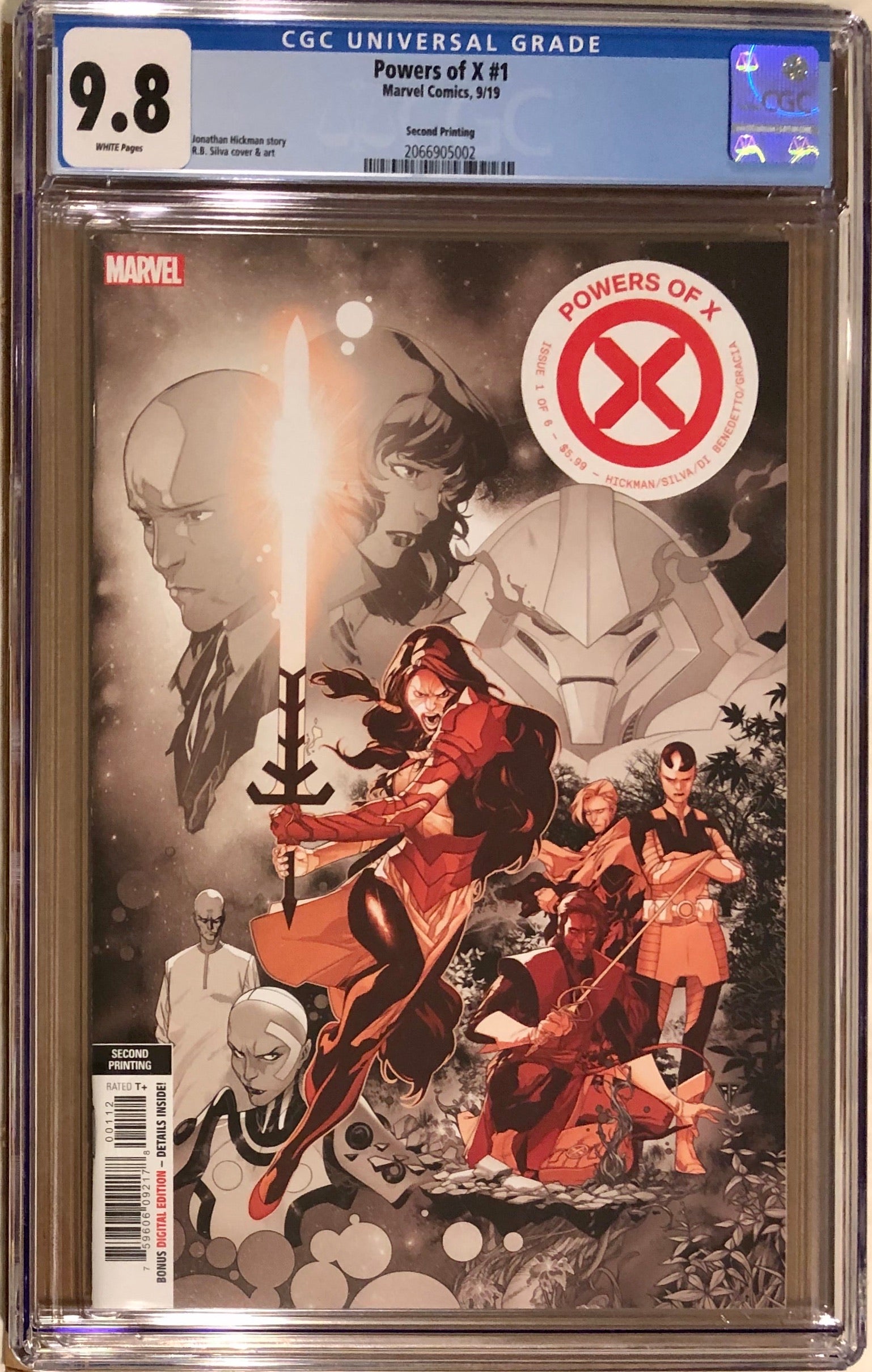 Powers of X #1 Second Printing CGC 9.8