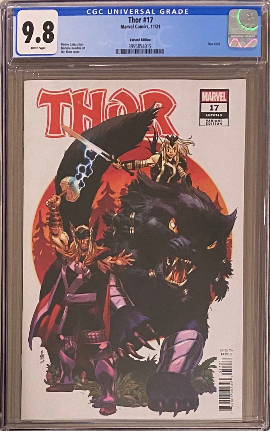 Thor #17 Klein 1:25 Retailer Incentive Variant CGC 9.8