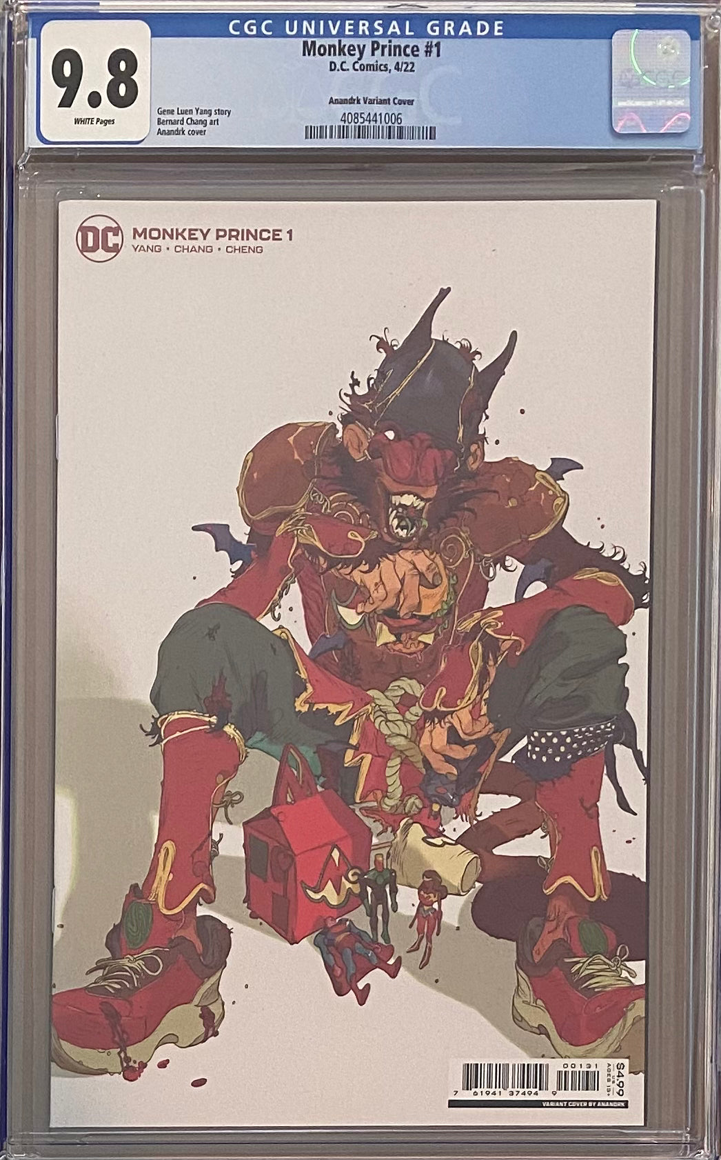 Monkey Prince #1 Radhakrishnan 1:25 Retailer Incentive Variant CGC 9.8