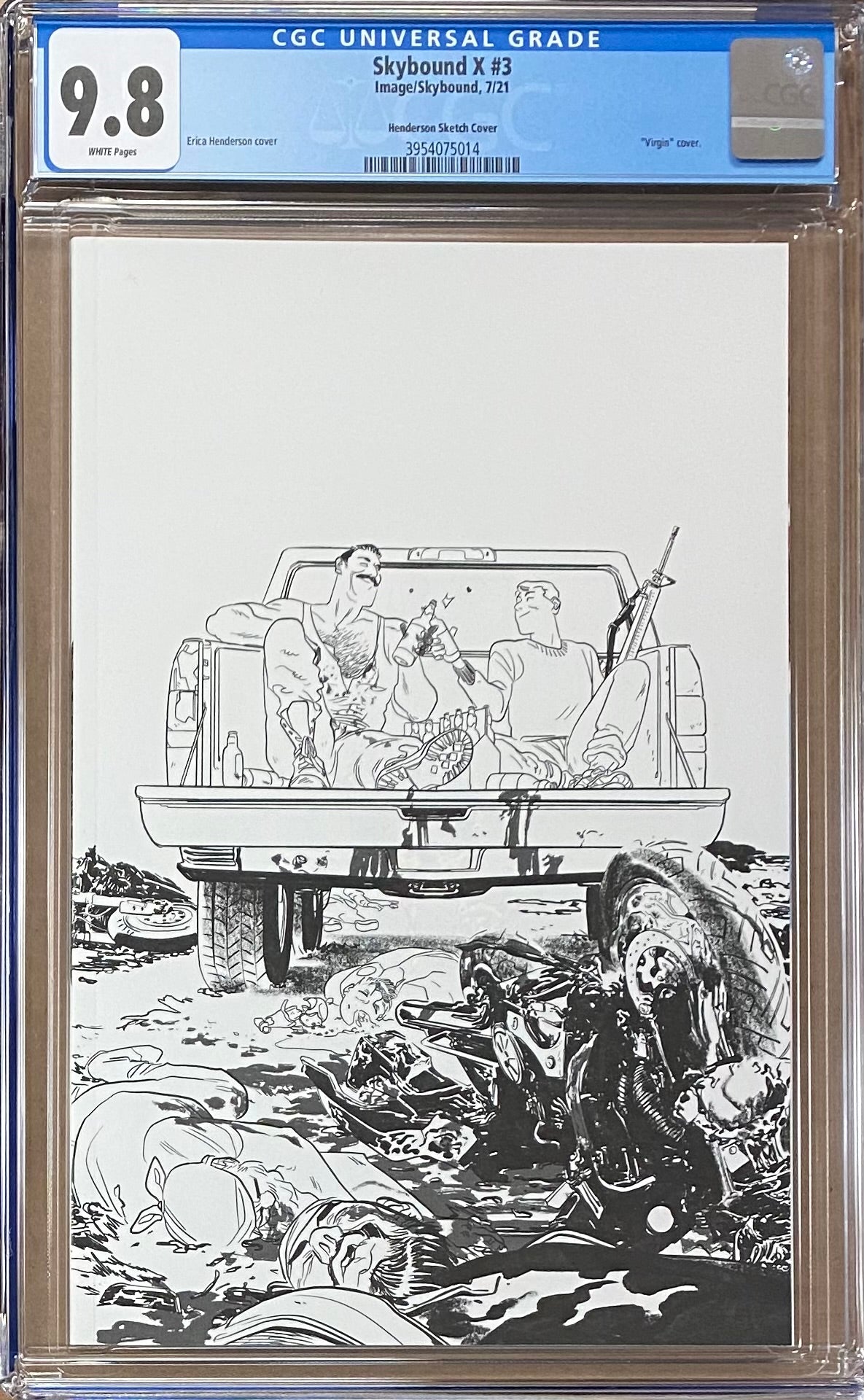 Skybound X #3 Henderson 1:10 Retailer Incentive Variant CGC 9.8