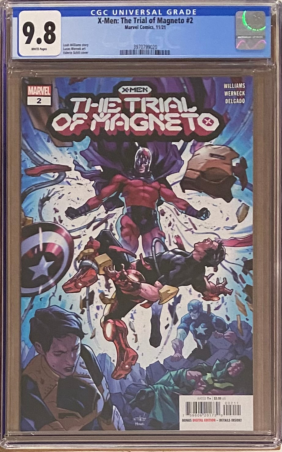 X-Men: Trial of Magneto #2 CGC 9.8