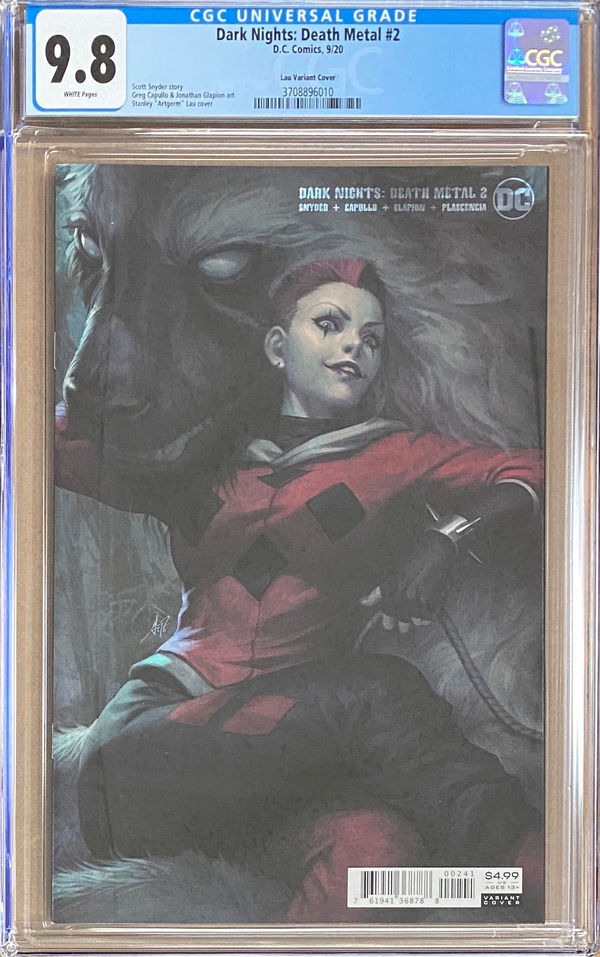 Dark Nights Death Metal #2 Artgerm Variant CGC 9.8
