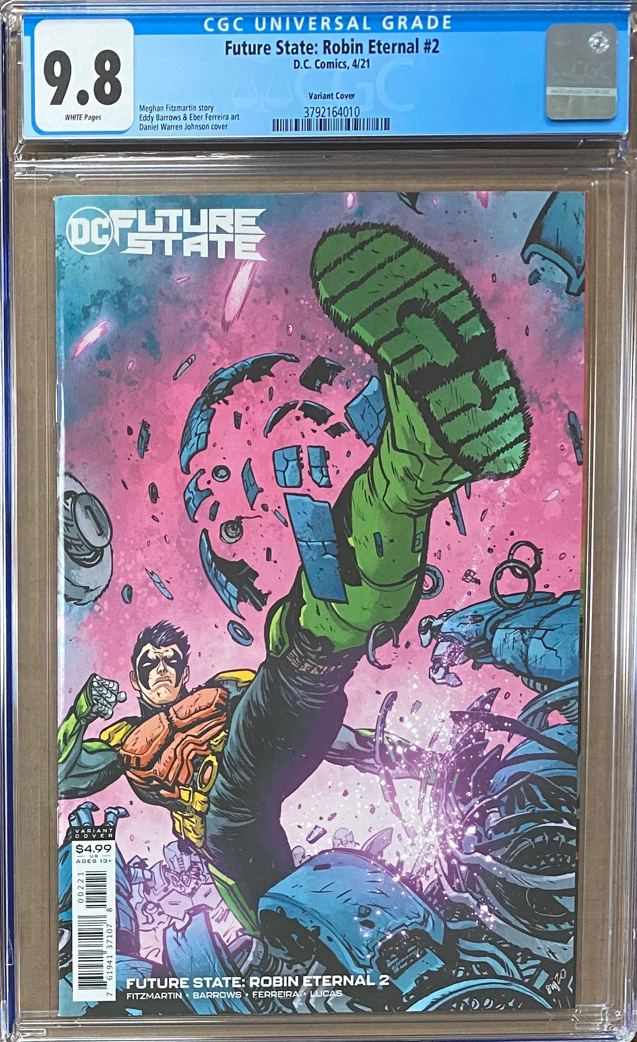 Future State: Robin Eternal #2 Variant CGC 9.8
