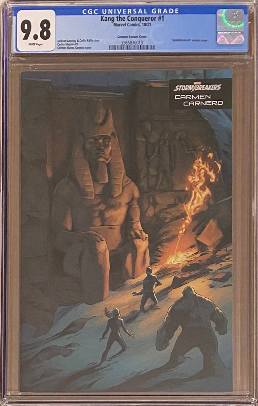 Kang the Conqueror #1 Carnero "Stormbreakers" Variant CGC 9.8