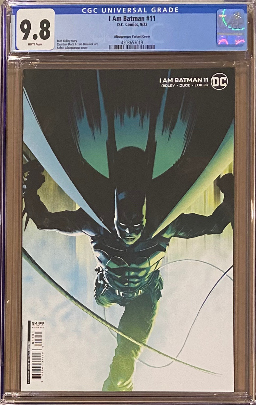 I Am Batman #11 Albuquerque 1:25 Retailer Incentive Variant CGC 9.8
