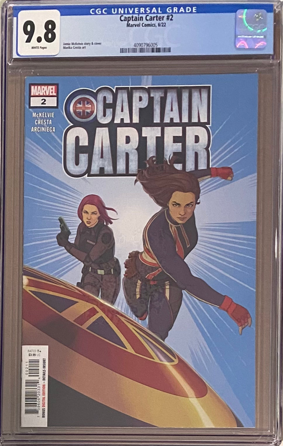 Captain Carter #2 CGC 9.8