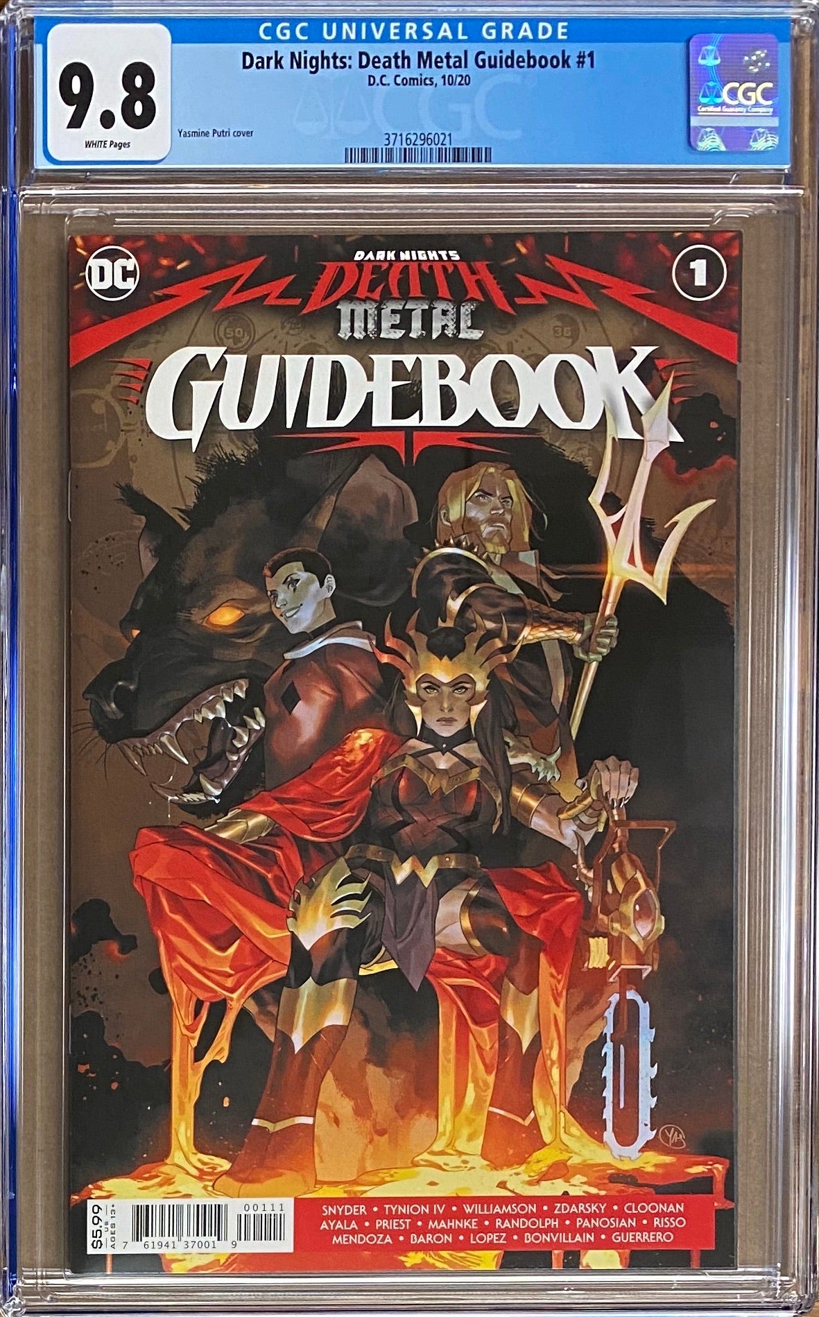Dark Nights Death Metal: Guidebook #1 CGC 9.8