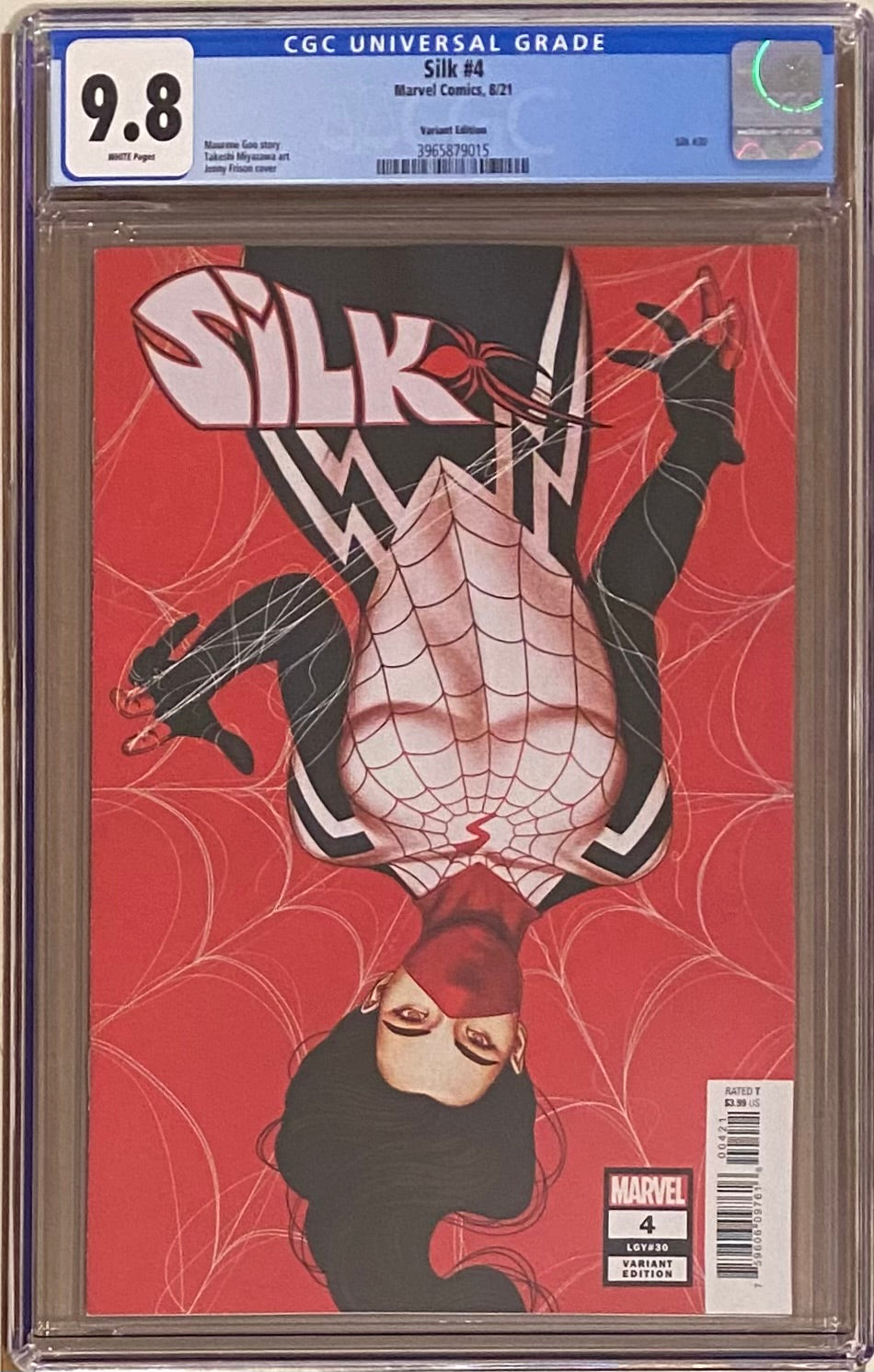 Silk #4 Frison 1:25 Retailer Incentive Variant CGC 9.8