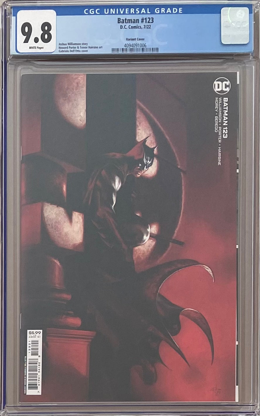 Batman #123 Dell'Otto Variant CGC 9.8