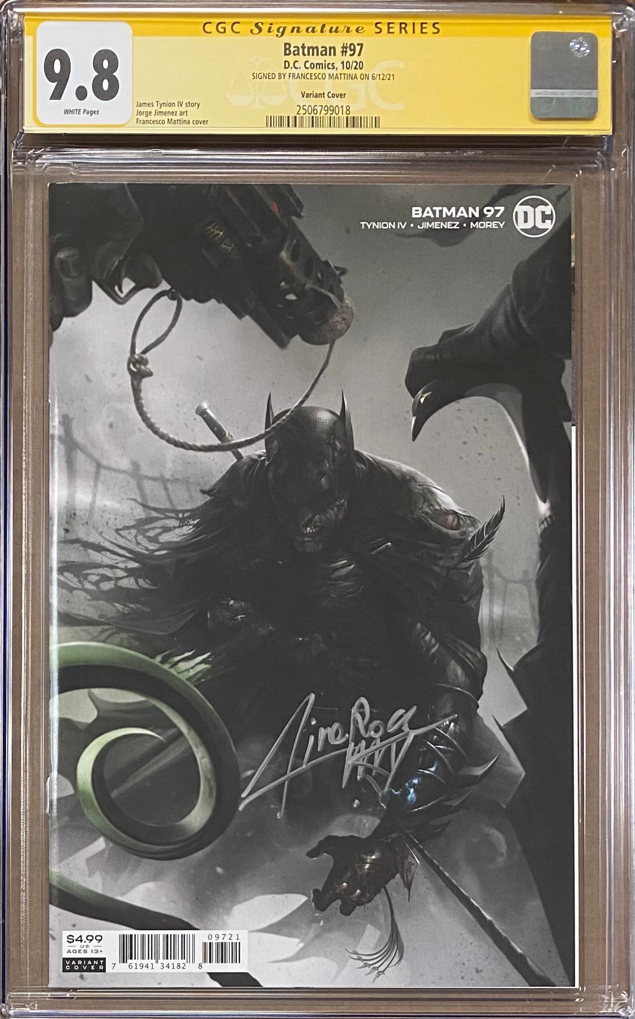 Batman #97 Mattina Variant CGC 9.8 SS