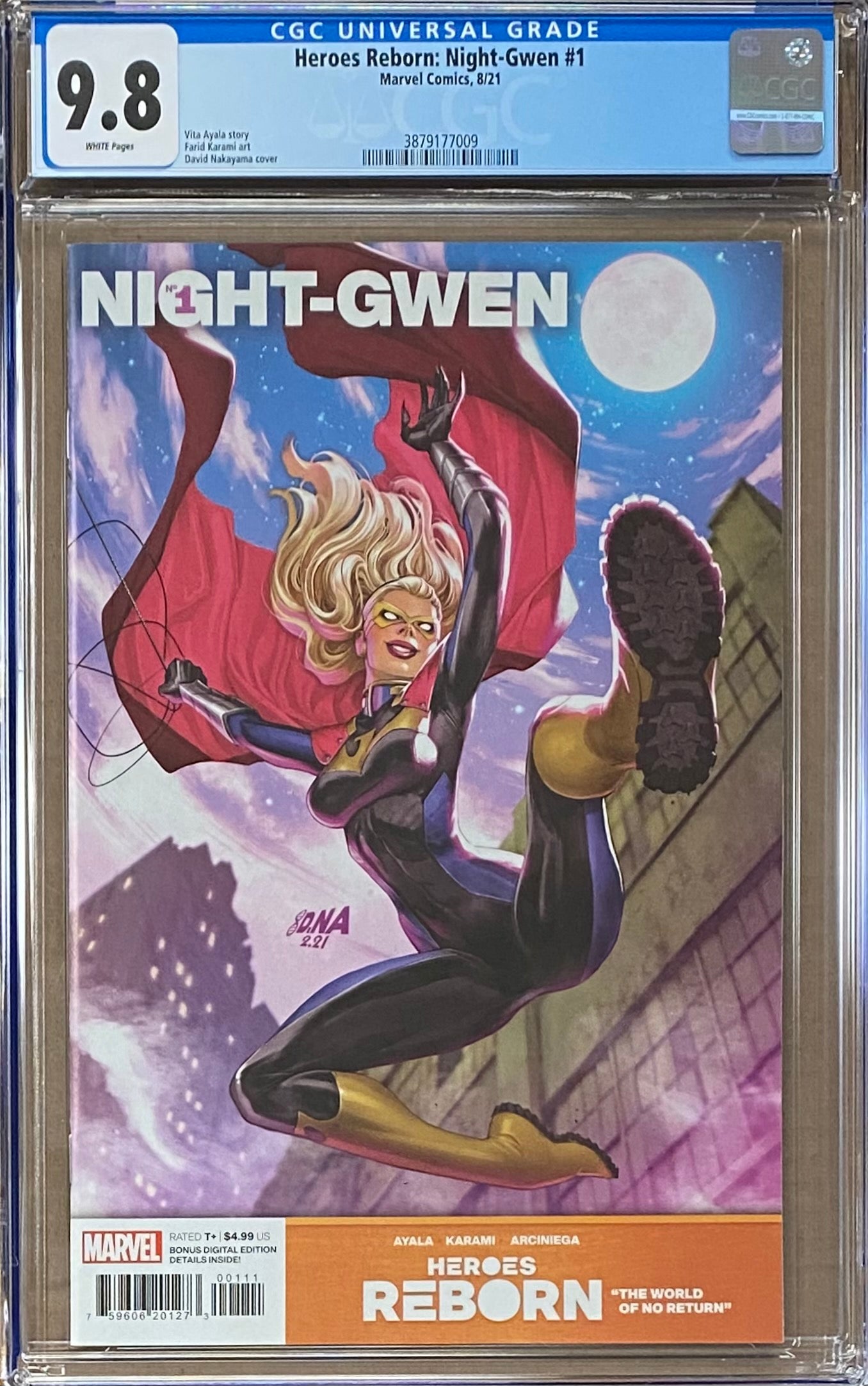 Heroes Reborn: Night-Gwen #1 CGC 9.8