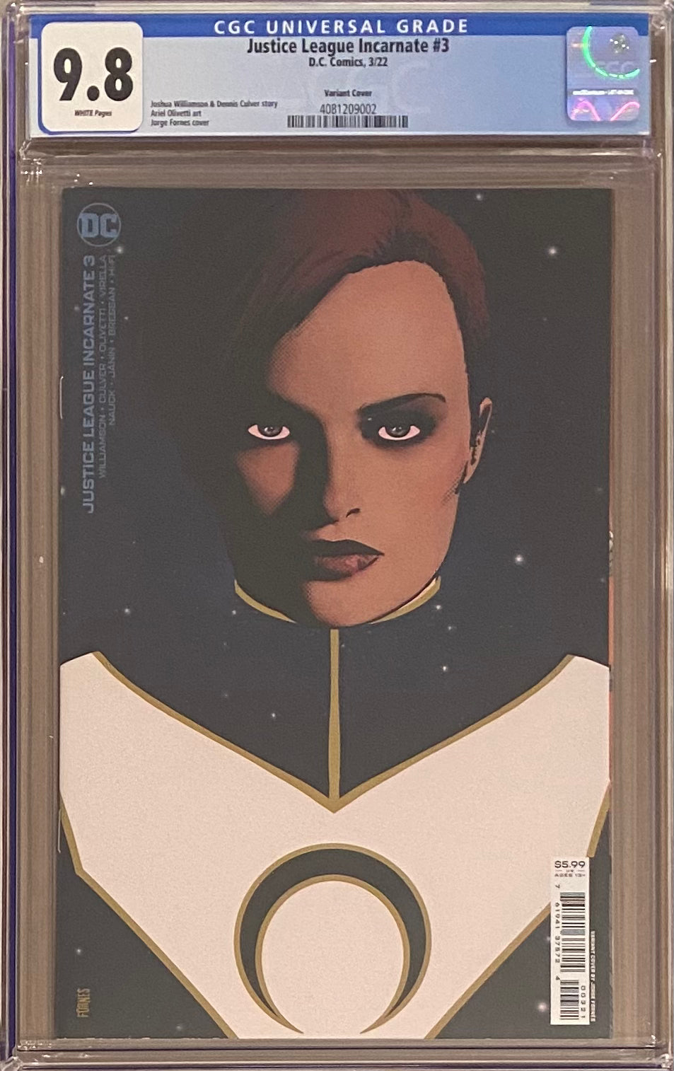 Justice League Incarnate #3 Variant CGC 9.8
