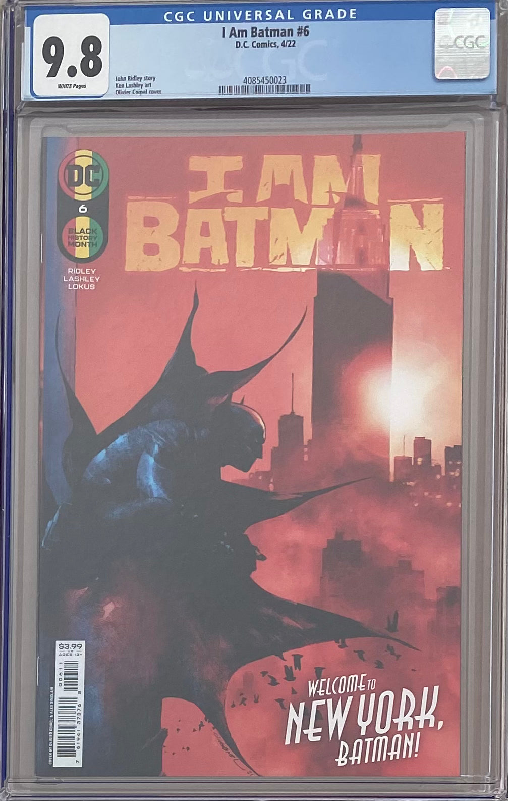 I Am Batman #6 CGC 9.8